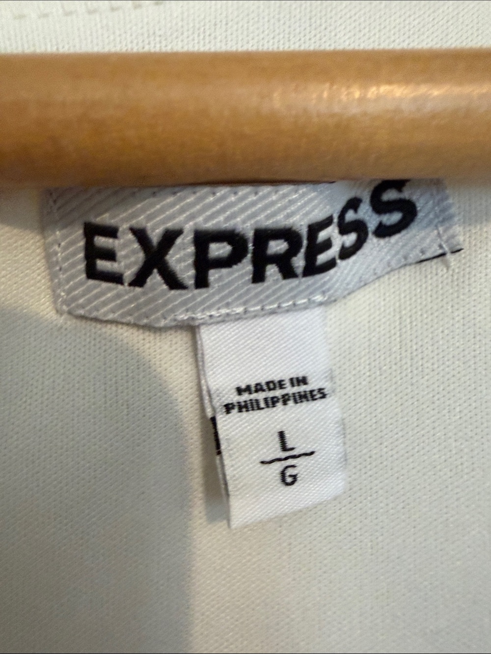 Express Ivory Lace Peplum Tank Top - L - Picture 4 of 6